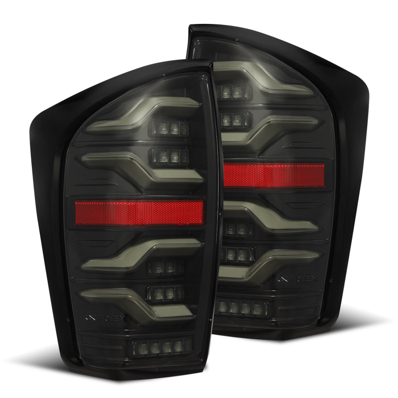 AlphaRex - LUXX Series LED Tail Lights Alpha Black - Toyota Tacoma 2016-2023
