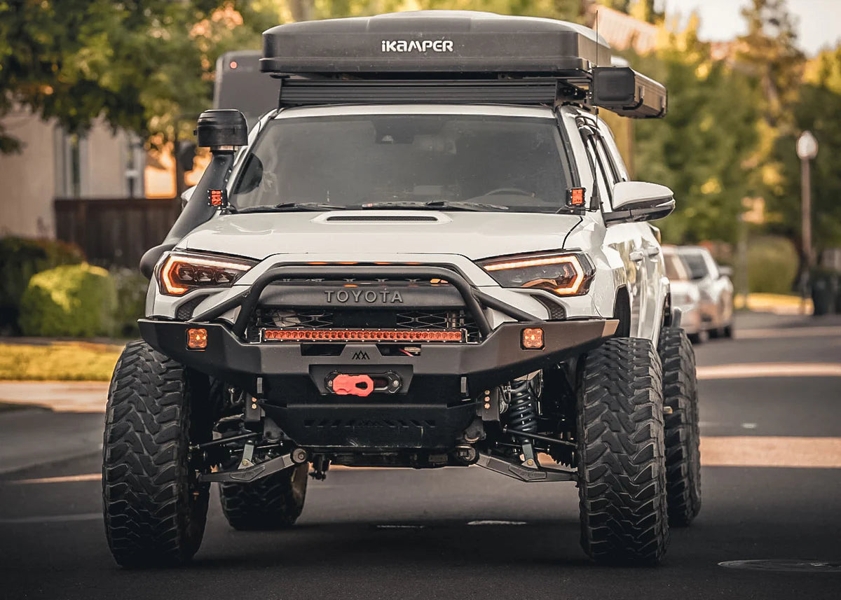 Backwoods - Hi Lite Overland Front Bumper [PreRunner Bull Bar] - Toyota 4Runner 2014 - 2024