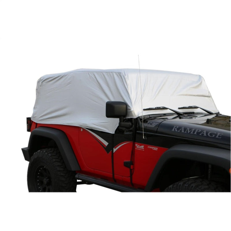 Rampage 2007-2018 Jeep Wrangler(JK) Cab Cover Multiguard - Silver