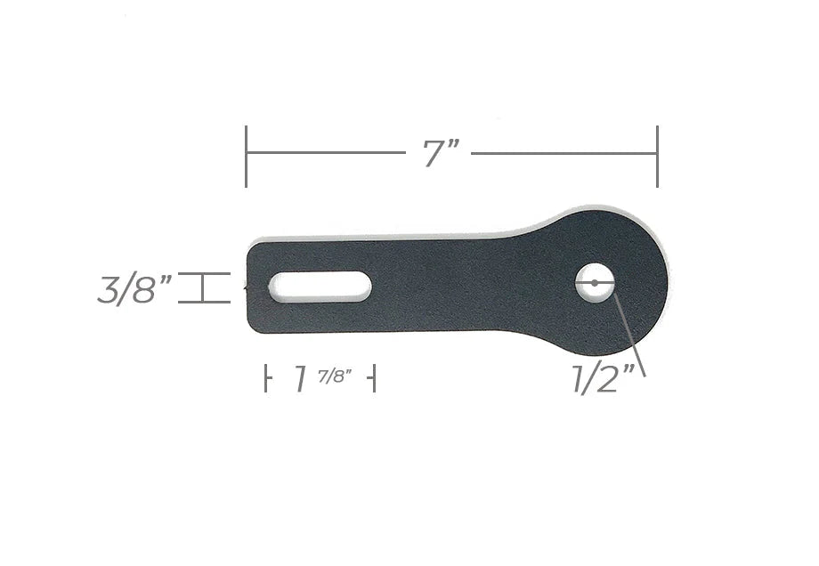 Cali Raised - Hood/Ditch Light Extension For CB Antenna Mount