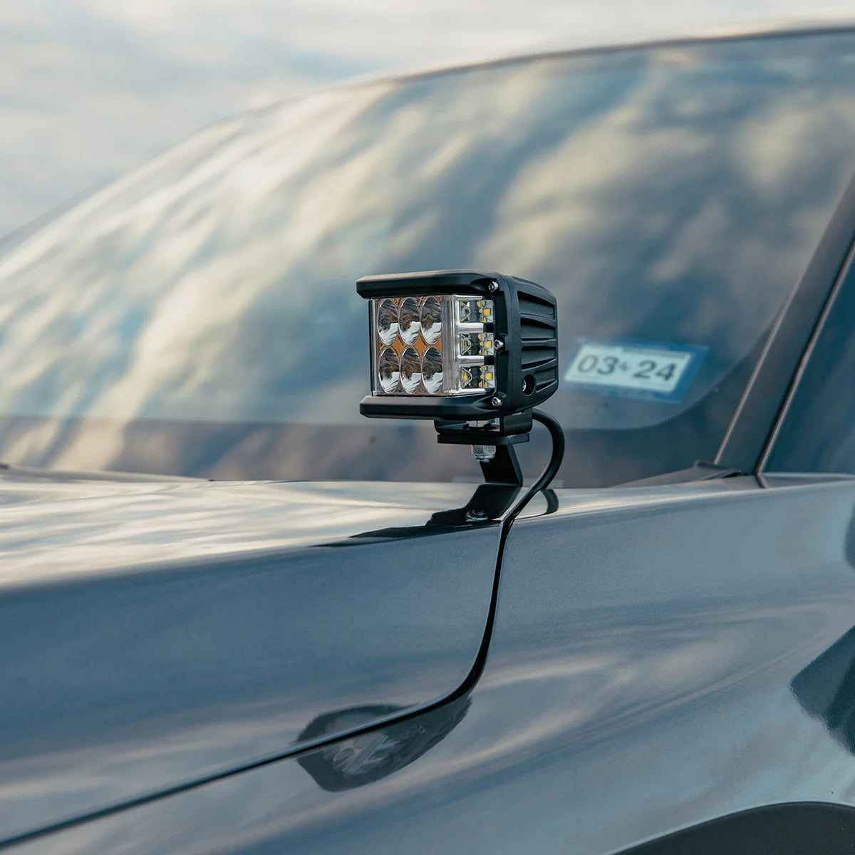 Cali Raised - Low Profile Ditch Light Bracket Kit - Toyota Tundra 2022-Current