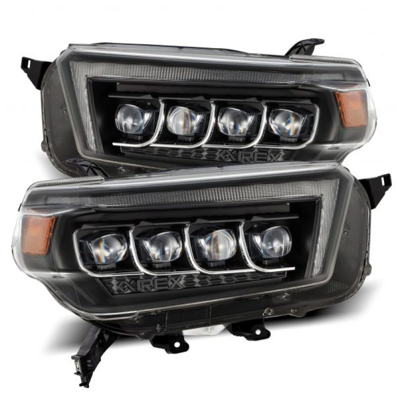 AlphaRex - NOVA-Series LED Projector Headlights Black - Toyota 4Runner 2010-2013