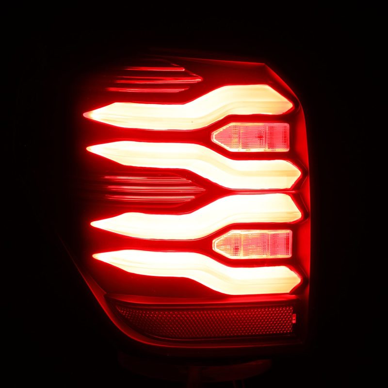 AlphaRex - LUXX-Series LED Tail Lights Black Red - Toyota 4Runner 2010-2024