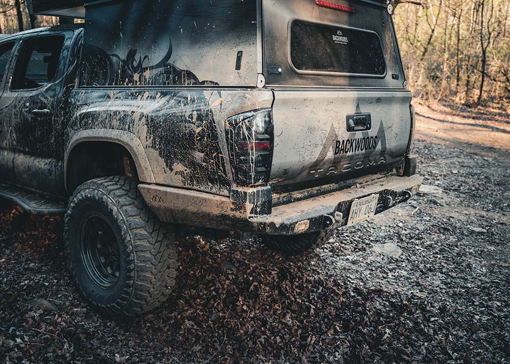 Backwoods - Hi-Lite High Clearance Rear Bumper - Toyota Tacoma 3rd Gen 2016-2023