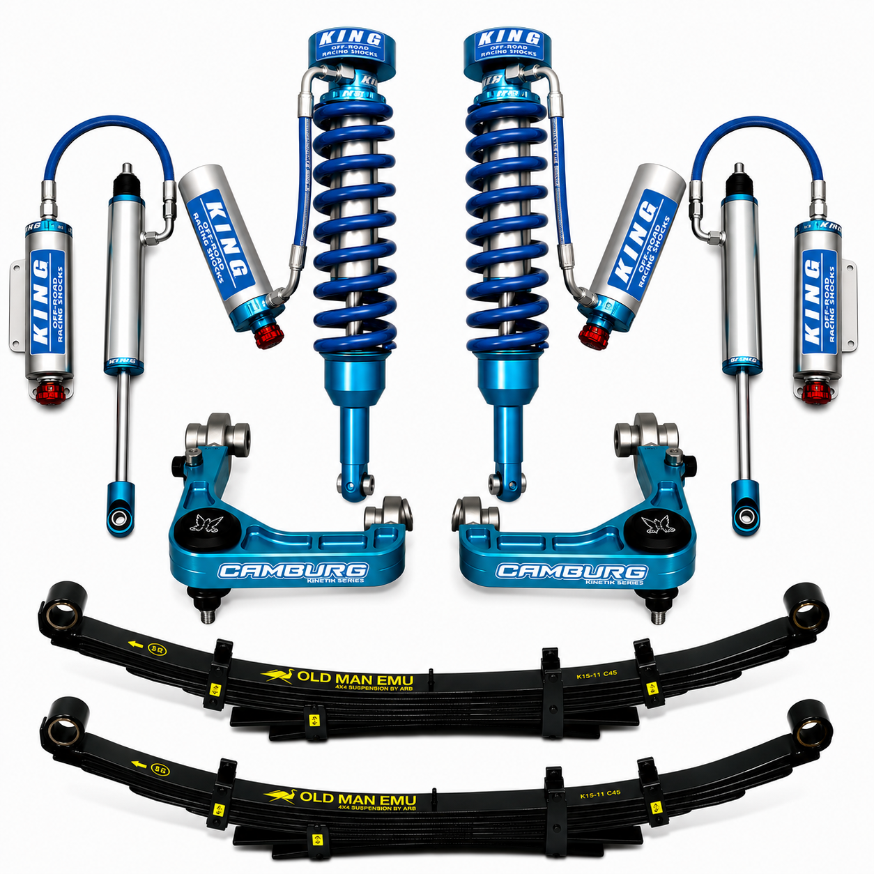 KING – 2.5 Extended Travel Premium Bolt-On Suspension System – Toyota Tacoma 2005–2023