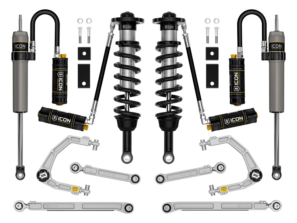 ICON Stage 10 CDCV 2.5 Tundra suspension lift kit - Billet front control arms
