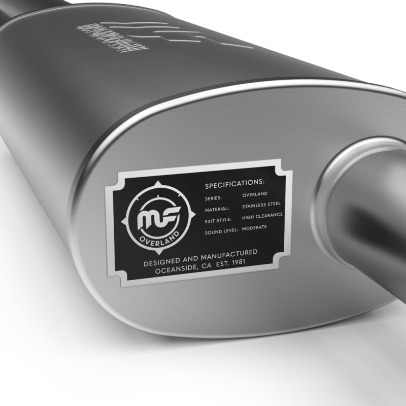 MagnaFlow - Overland Series Cat Back Performance Exhaust System - Toyota Tacoma 2016 - 2023