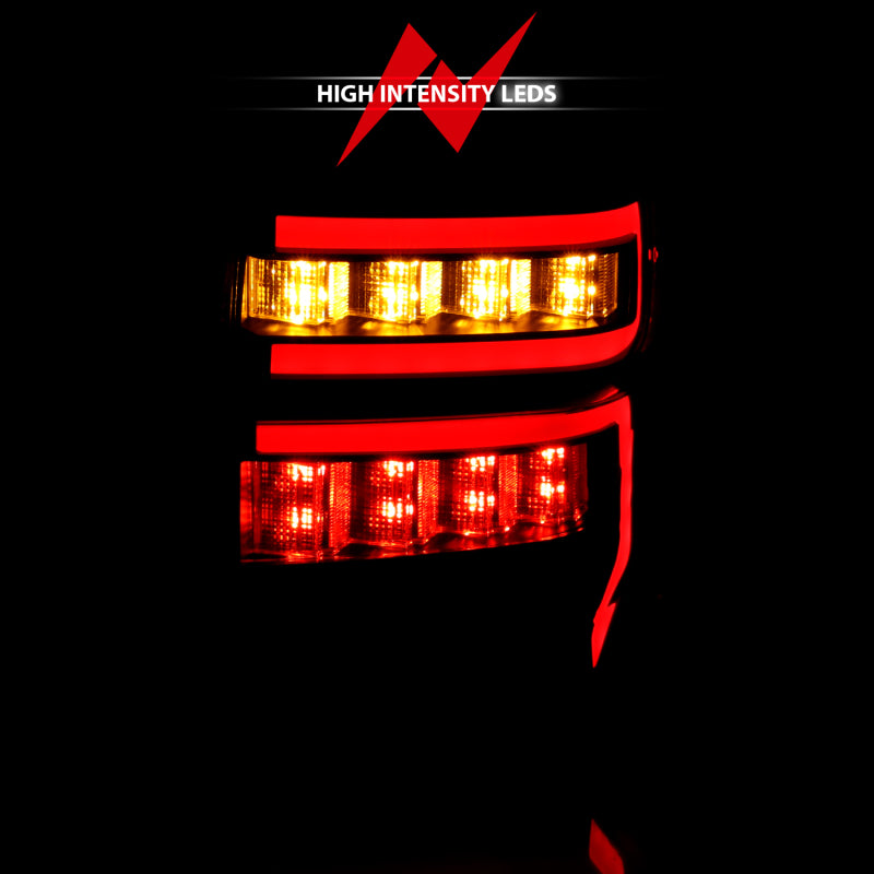 ANZO - T.L Black Housing Smoke Lens Red Light Bar W/Sequential - Toyota 4Runner 2010-2024
