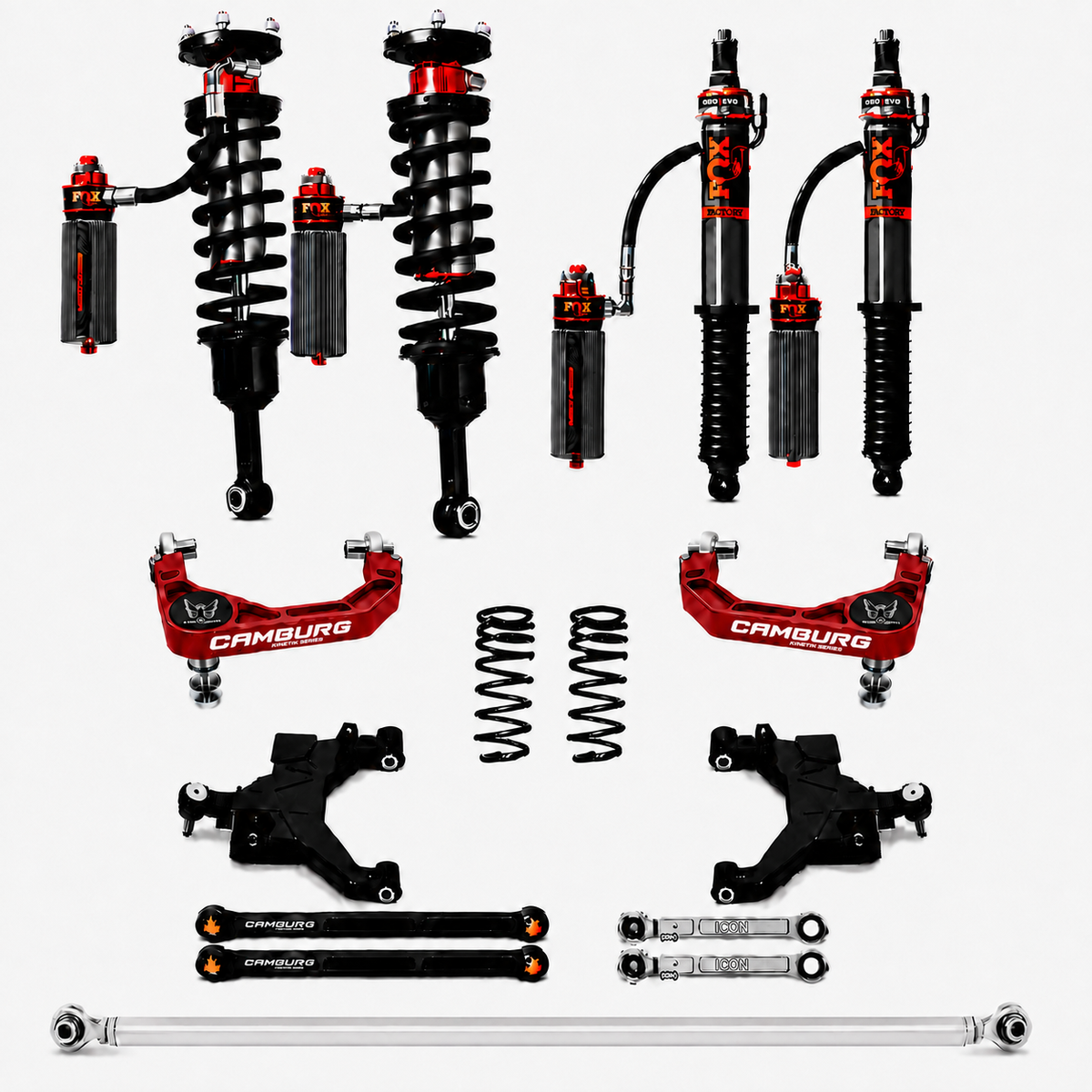 FOX 3.2 Factory Race + Camburg SLAPPER Performance Suspension System – Toyota Tacoma 2024–Current