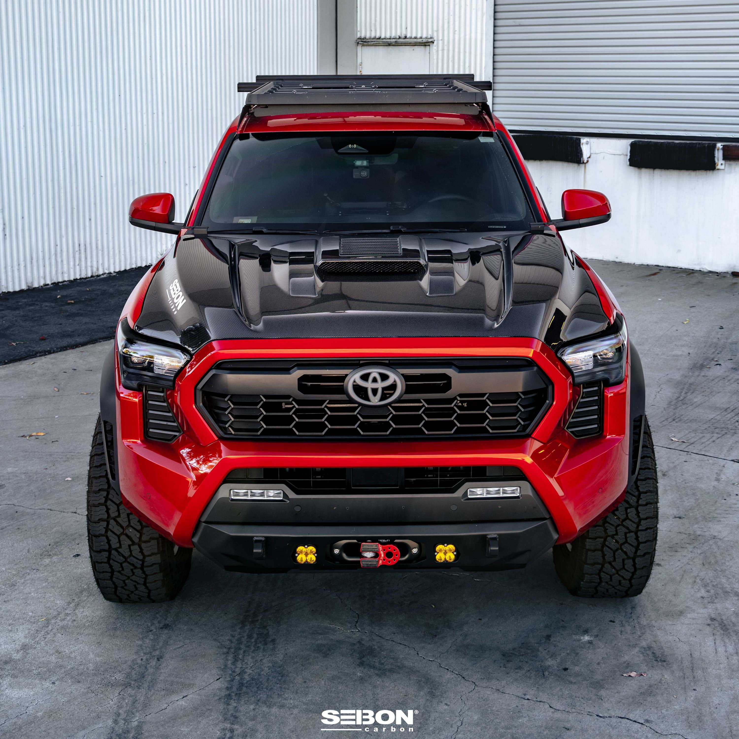 Seibon - TR Style Carbon Fiber Hood - Toyota Tacoma 2024 - Current