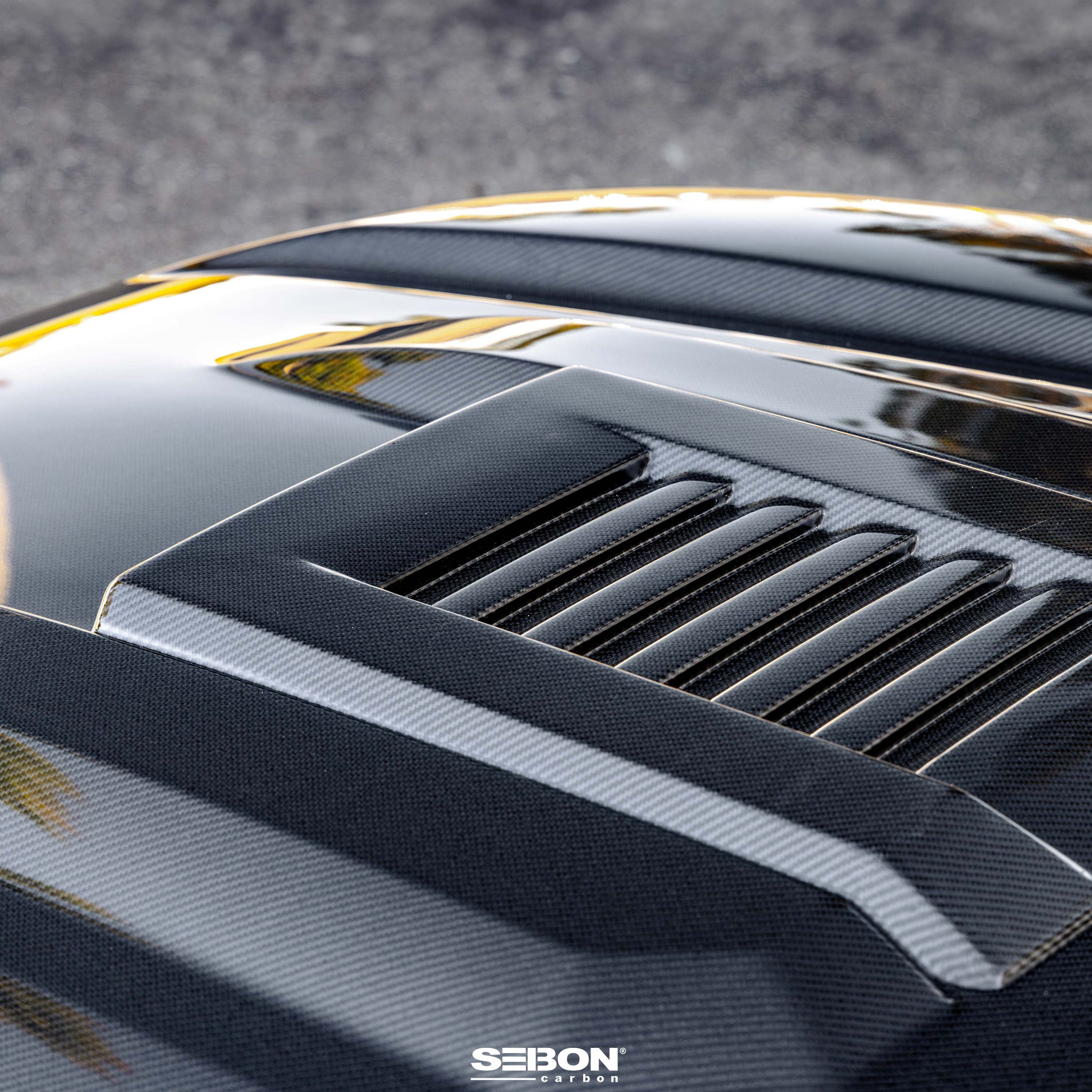 Seibon - TR Style Carbon Fiber Hood - Toyota Tacoma 2024 - Current