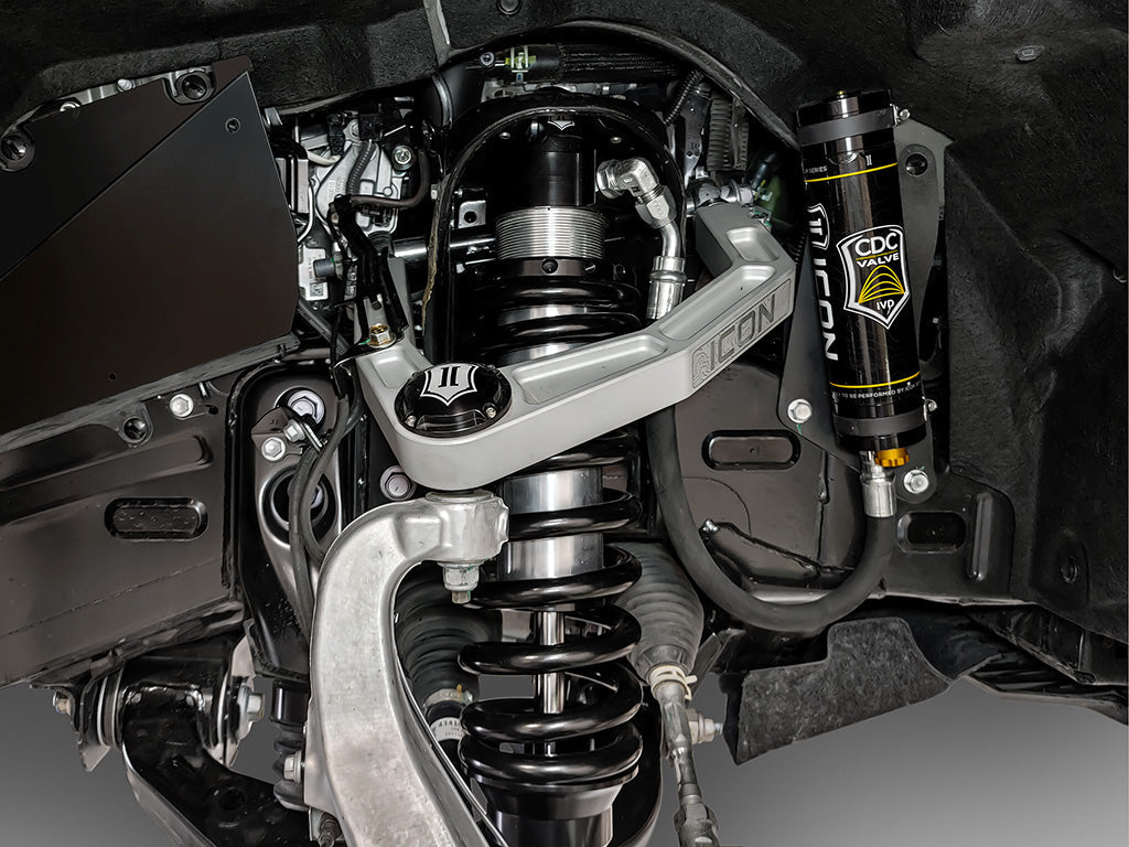 ICON Stage 2 billet control arms and CDCV suspension components