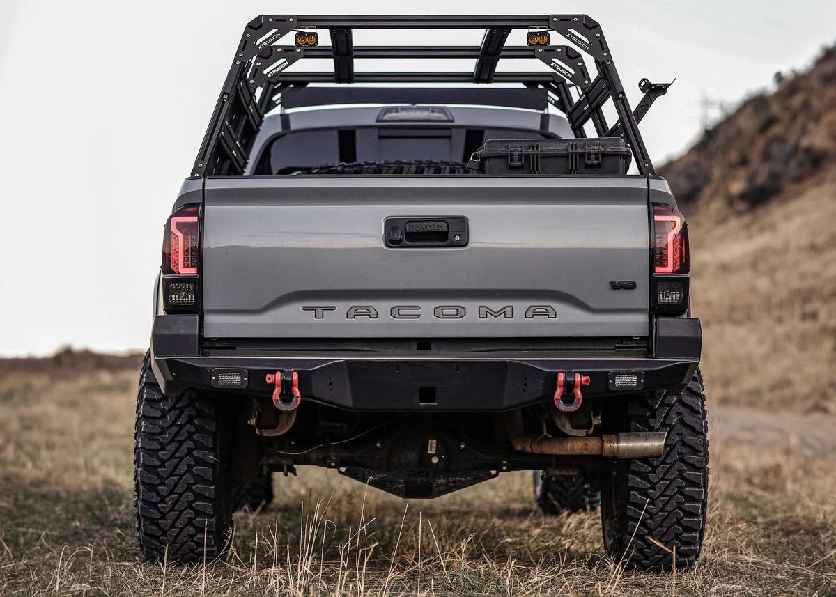 Backwoods - Hi-Lite High Clearance Rear Bumper - Toyota Tacoma 3rd Gen 2016-2023