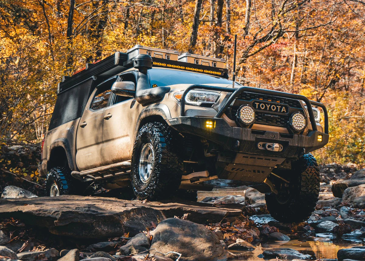 Backwoods - Hi-Lite Overland Front Bumper [Bull Bar] - Toyota Tacoma 3rd Gen 2016-2023